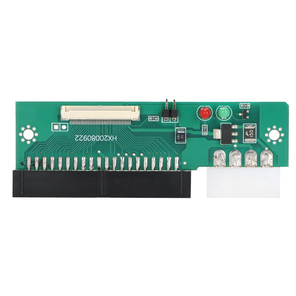 CE ZIF to IDE Adapter 1.8 Inch CE ZIF Micro Drive to 3.5 Inch IDE 40 Pin Adapter with 2 Flat Cables