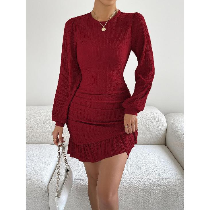 

Women S Short Spring And Summer Styles Sexy Fashionable Casual Vacation Daily Short Sleeved Satin Suspender Dress XL вино красного