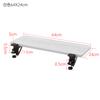 Folding Desk Extension with Wide Hand Rest Board No-Hole Installation Cold-Rolled Steel Support for Extra Workspace