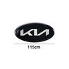 BBEF9 Car Front Hood Emblem Rear Trunk Badge Sticker For KIA Sportage Ceed Sorento Cerato Optima Picanto Rio Soul Car Accessories