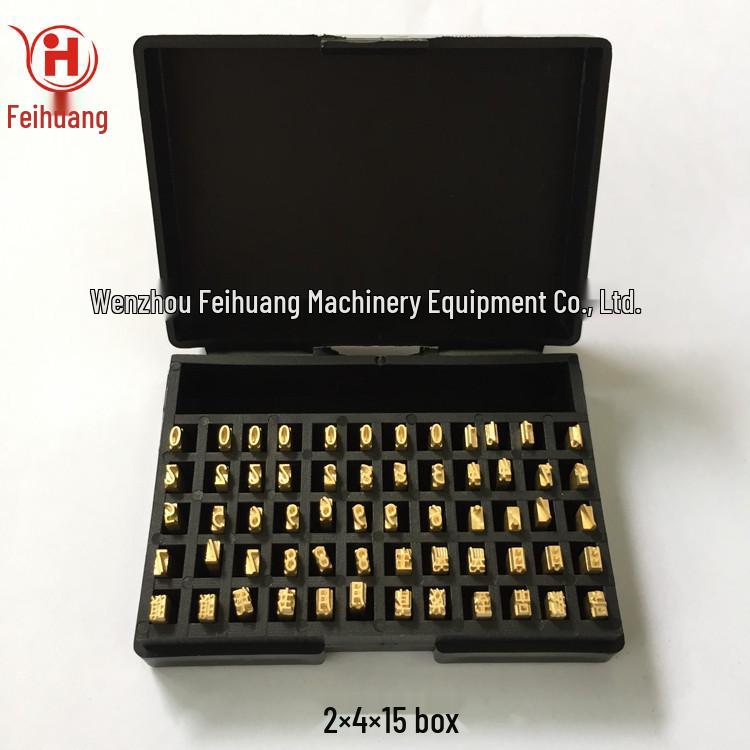 Box of 241 Character Pieces for Date Coding with Ribbon Coding Machine Standard 2*4*15 boxes