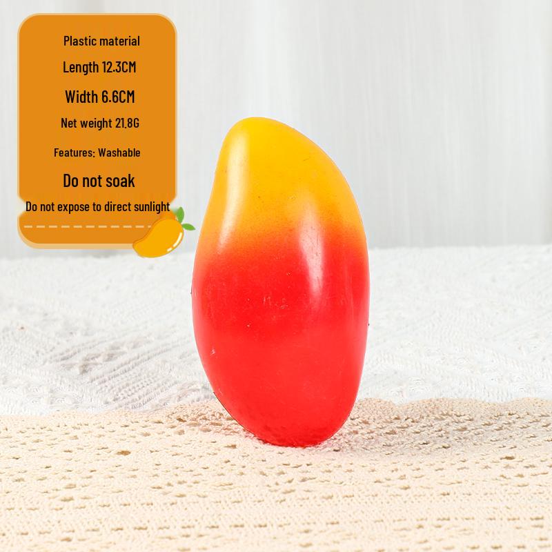 Mango Foam Fruit Model for Photography Prop & Children's Role-Play