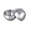IMEEA Stainless Steel Ramen Noodle Bowls for Udon and Tableware for Oyakodon and Egg Insulated and Set of Silver Double-Walled Bowls, 12cm, Bowls,