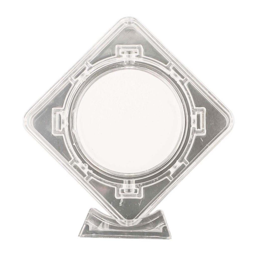 Commemorative Acrylic Protective Box Coins Collection Swivel Bracket Bracket