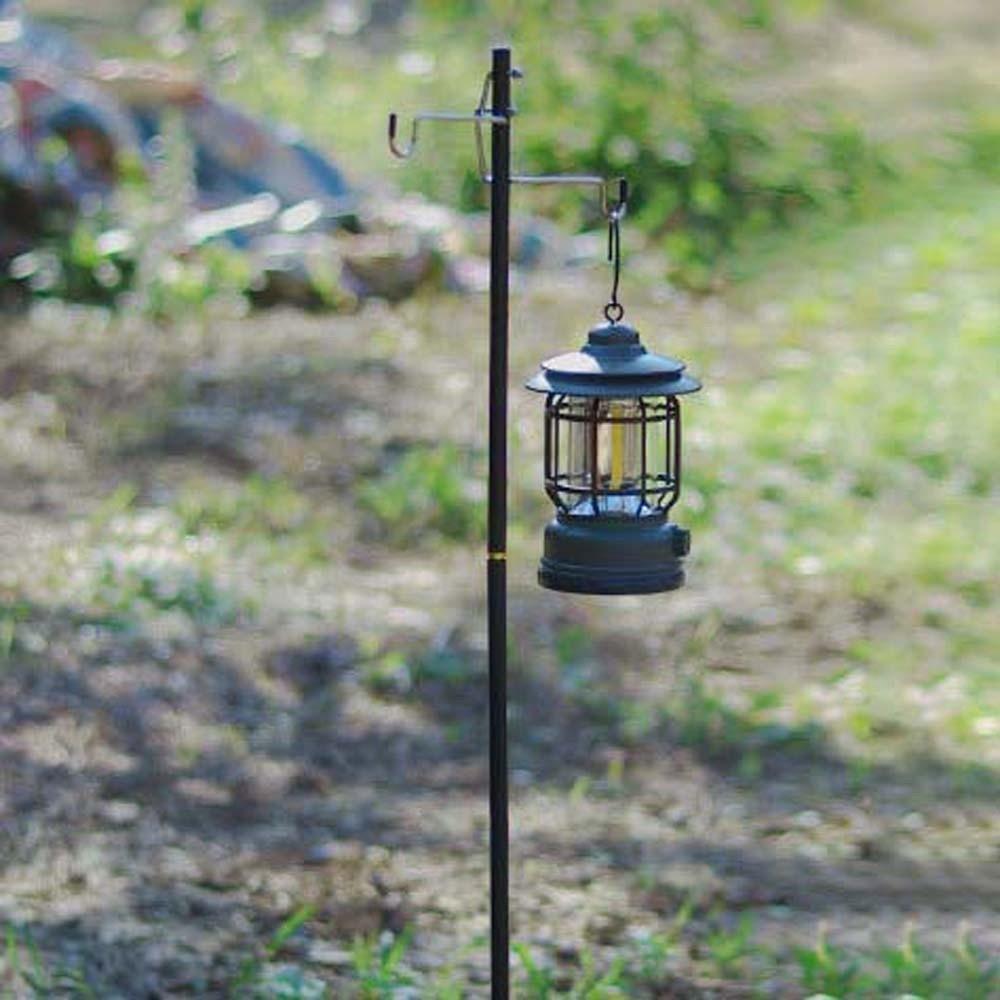 Adjustable Folding Lamp Stand Aluminum Zinc Zinc Alloy Portable Lantern Holder Camping Lamp Rod Picnic