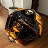 1PC Death Hourglass Umbrella-8-Rib Reinforced, Automatic Open, Lightweight & Durable, Cute Fashion Accessory for Outdoor-Y0333