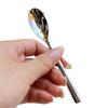 Stainless Steel Round Spoon, Bird's Nest White Ear Spoon, Honey Dessert, Wedding Ornament, Mixing Spoon, Coffee Spoon, 5Pcs