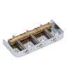 Short Electric Guitar Bridge 3 Saddle Professional Guitar Bridge Replacement for Tele Silver
