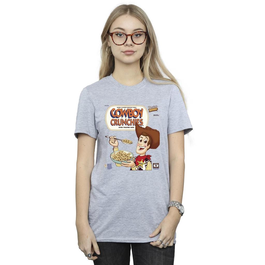 Disney Womens/Ladies Toy Story Woody Cowboy Crunchies Cotton Boyfriend T-Shirt