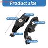 Y4UA Motorcycle Highway Pegs 1.25" Engine Fitment set for Relaxed ridings Position