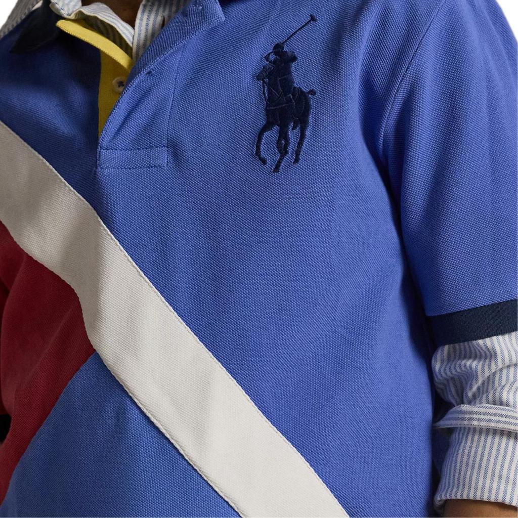 Polo Ralph Lauren Color Block Striped Short Sleeve Polo Shirt Kids Tops 323964080-001