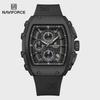 Men Sport Waterproof Quartz Watch Luxury Barrel-Shaped Steel Band Alloy Dial Casual Couple Luminous Wristwatch