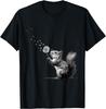 Squirrel Animal Art Portrait Wildlife Forest Squirrel Lover Unisex T-Shirt