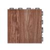 Gym Flooring Set 25 PCS Interlocking PP+PVC Puzzle Tiles