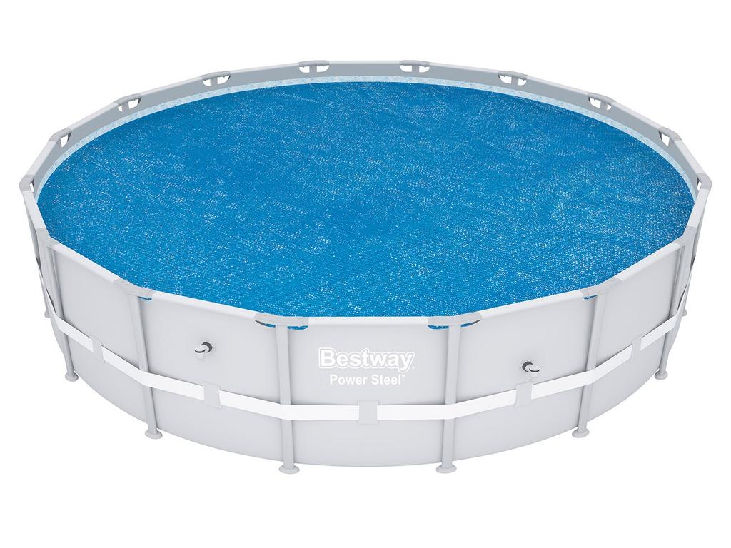 Bâche à bulles solaire pour piscine 488 cm Bestway 58253