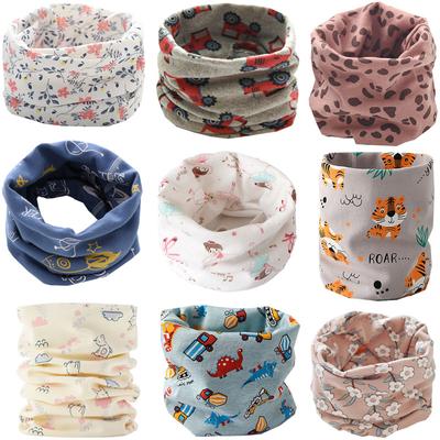 New Spring Autumn Children Scarf Fashion Kids Child Cotton Scarf Boys Girls O Ring Scarf Children Collar Child Neck Scarf