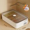11/11 Grids Underwear Storage Box Case Classification With Cover Panties Socks Organizer Dustproof Stable Stacking
