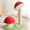 Red Mushroom Shaped Cat Scratch Board Scratch Resistant Cat Toys New Cat Scratcher  Pet Supplies
