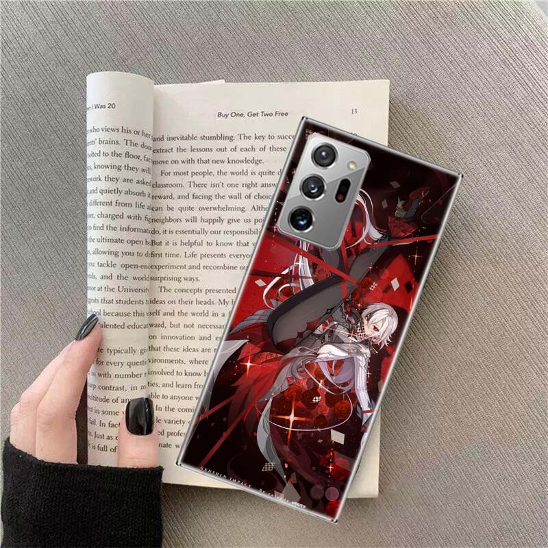 Arlecchino Genshin Impact Phone Case for Samsung A17 A37 A57 A54 A14 A24 A34 A07 A04S A02S A12 A22 A32 A52S A16 A26 A36 A56 A72