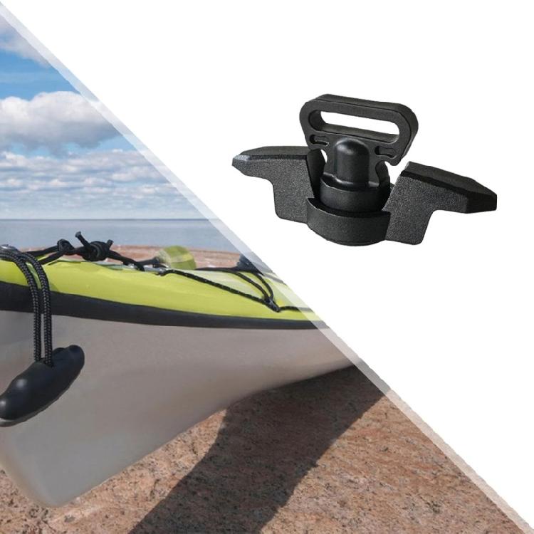 Track Mount Line Cleat Rowing Accessories Nylon Deck Line Rope Tie for Canoes Boats Decks Fishing Kayak Anchors Cleat