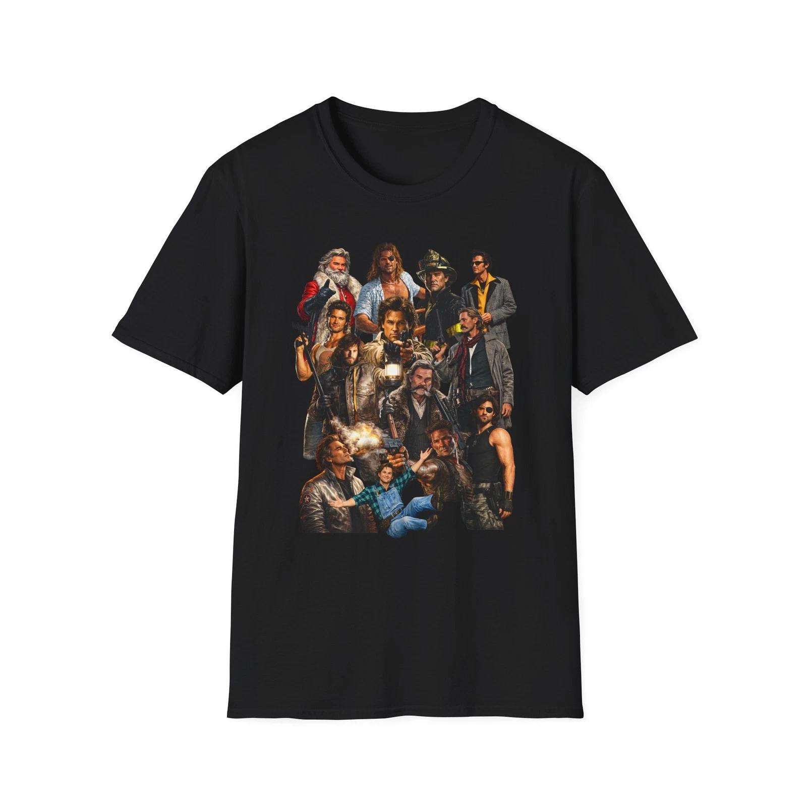 Kurt russell movie collage tshirt XL