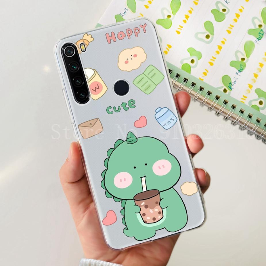 For Xiaomi Redmi Note 8 Case Redmi Note 8T Clear Silicone Soft Slim Phone Case For Xiaomi Redmi Note 8 Pro Note8 Back Cover Capa