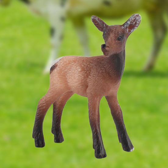 Animal Figurine Durable Cognitive Competence Educational Toy Desk Decoration Christmas Elk