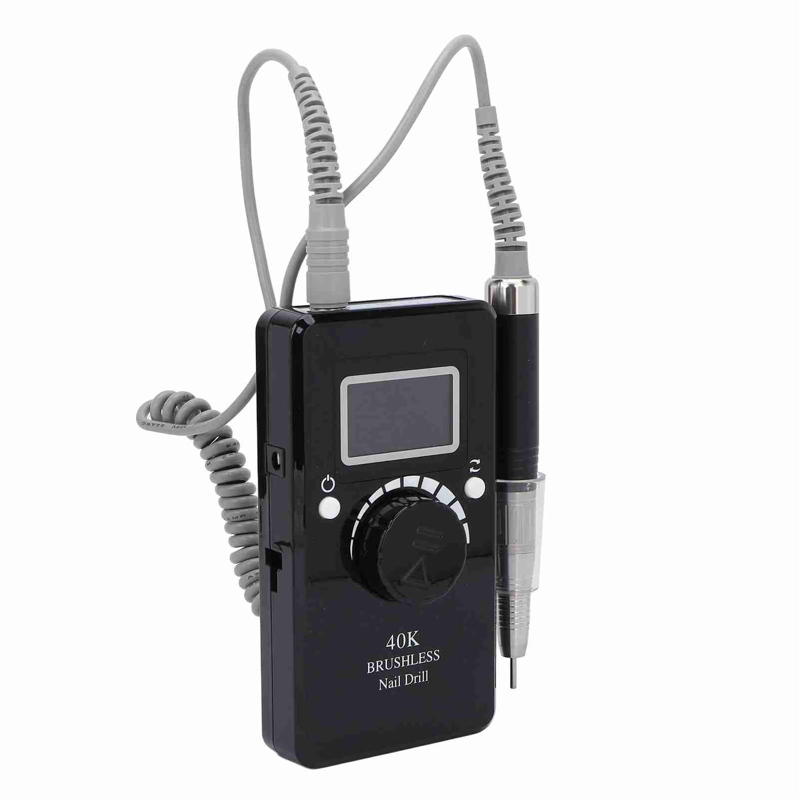 

Электрическая машинка для маникюра и педикюра, бесщеточная, 40000 об/мин, 80 Вт, портативная, ABS, инструмент для ногтей EU PLUG