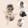 Car Air Freshener Cartoon Automotive Air Outlet Fan Freshener Vent Clips Aroma Diffuser,Car Diffuser,Car Perfume Aromatherapy Ornament Car Accessories