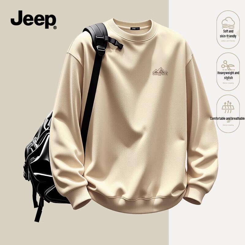 JEEP Men's Heavyweight Crewneck Sweatshirt