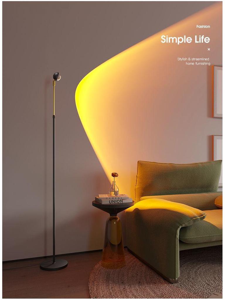 Little Red Riding Hood Luxury Floor Lamp - High-End Ambient Lighting for Living Room or Bedroom