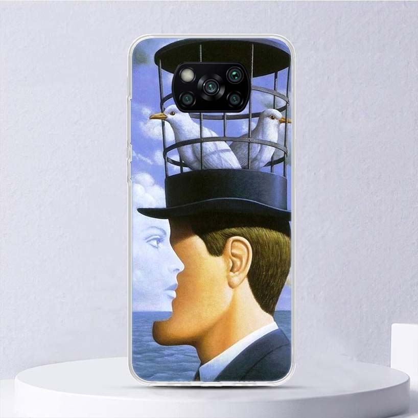 Rene Magritte Art Soft Case For Xiaomi Poco X7 X6 X5 X4 X3 Nfc F7 Ultra F6 F5 Pro Phone Cover F4 Gt F3 M5S M4 M3 M5 M6 Coque