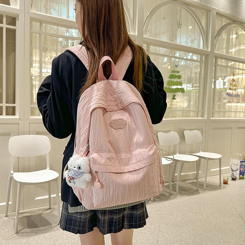 Korean version schoolbag female college student Mori department cute large-capacity computer backpack sweet campus junior high school student backpack