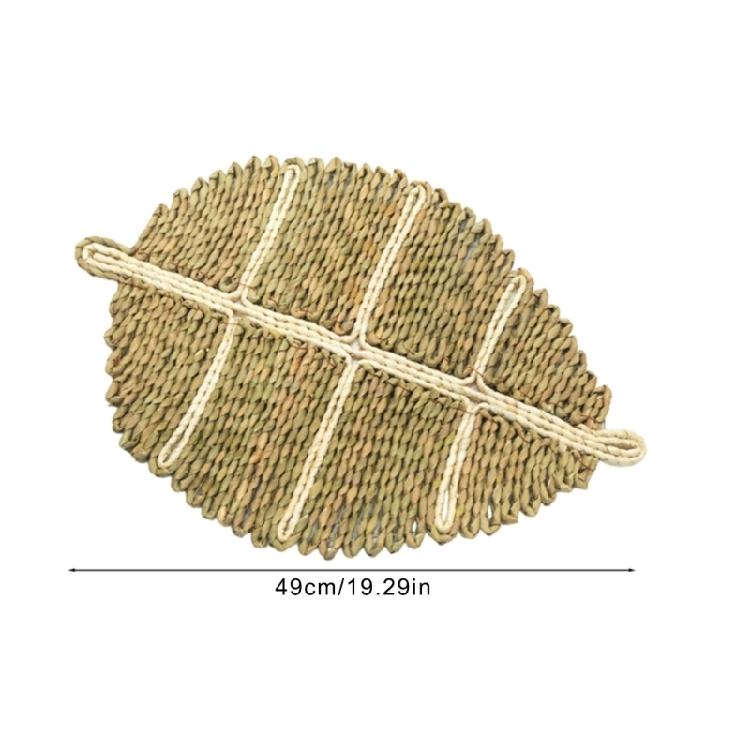 Individualisierte Rattan-Wanddekorationen Einzigartiger runder Wandbehang aus Grasgeflecht
