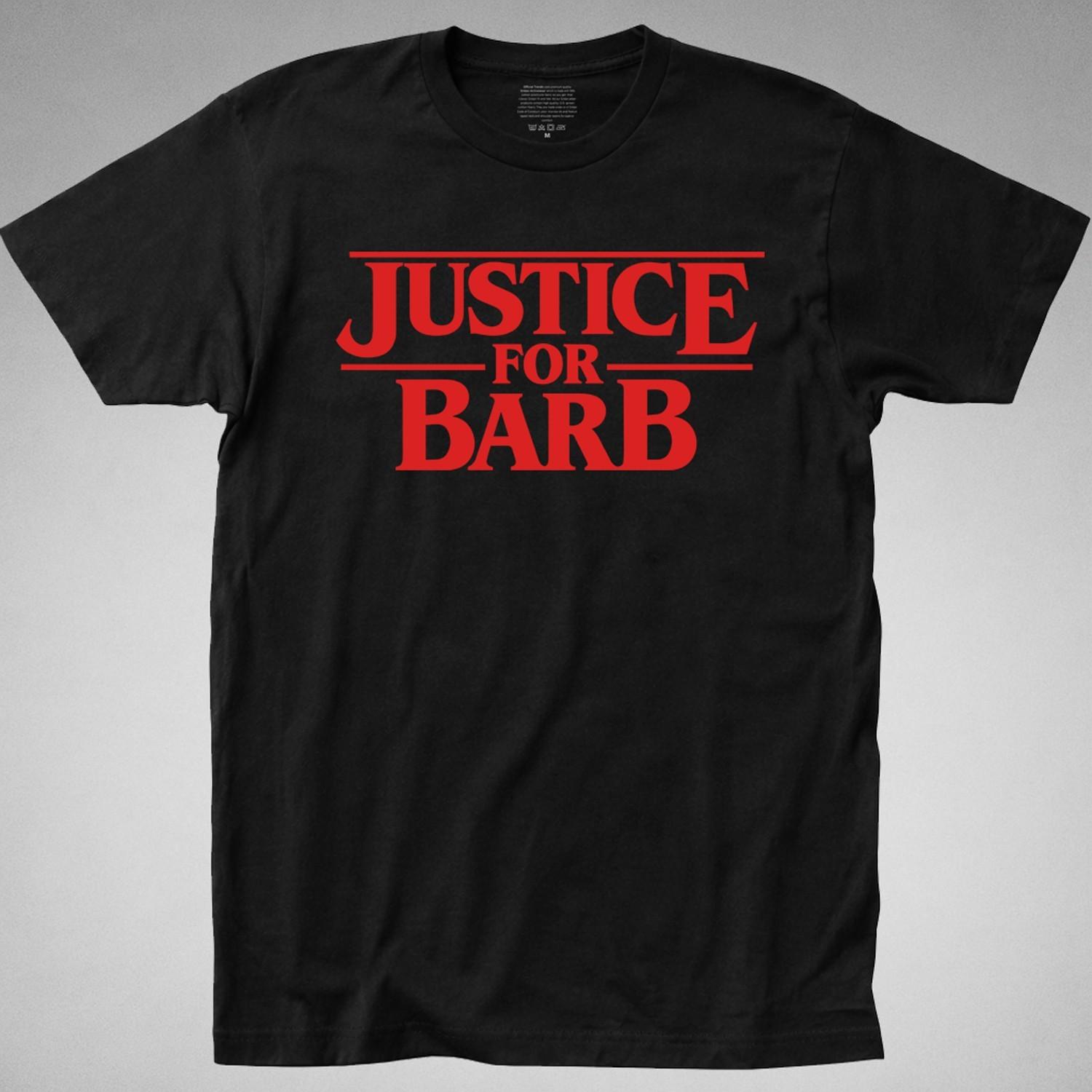 JUSTICE FOR BARB T-Shirt stranger things eleven demogorgon upside down funny M