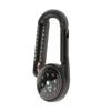 Compass 3 in1 Multifunctional Keychain Thermometer Hook Mini Compass  Hiking