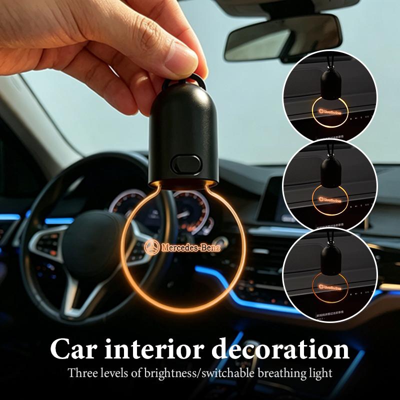 For Benz Car Rearview Mirror Decoration Acrylic Retro Light Automotive Interior Accessories Exclusive AMG SPRINTER V CLASS VIANO BP4