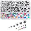 750pcs Stuffed Animal Eye Parts, Eyeball Parts, Eye Dolls, Black Eyes, Moving Eyes, Googly Eyes, Eye Parts, Eye Stickers, Craft Parts, DIY Sewing