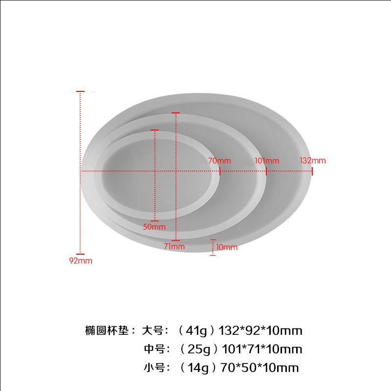 

3pcs Silicone Mold Set for Epoxy Resin Geometry Tray DIY Crafts Tool Home Garden Decor