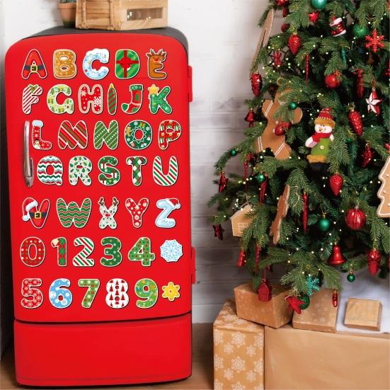 Kids Educational Refrigerator Magnet Alphabet Number Fruit Animal Preschool Learning Home Kitchen Whiteboard Locker Fridge Magnetic Decoration