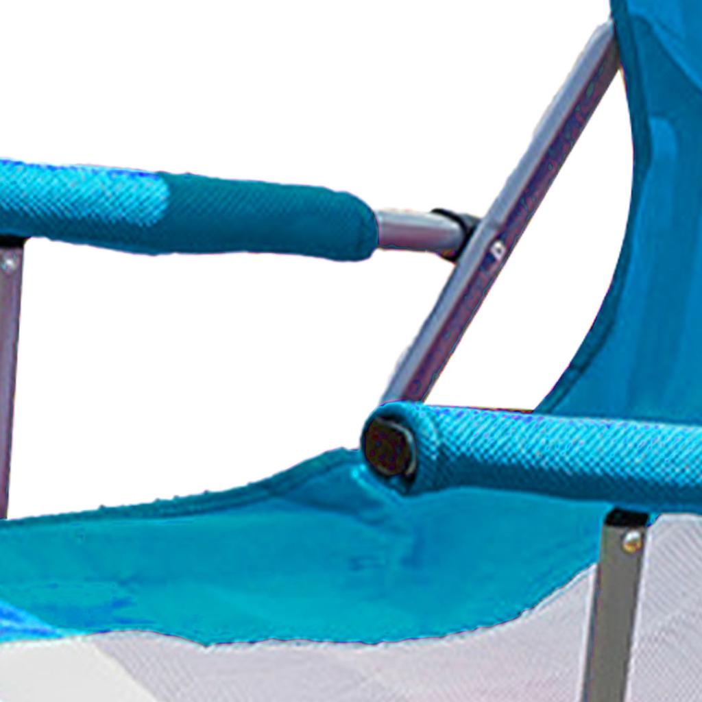Portable Camping Chair Oxford Cloth Folding Camp Arm Chair with Cup Holder for Outdoor Fishing Picnic Green