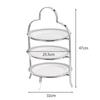 HANDUNYOU Stainless Steel Multi-tier Dessert & Cake Stand