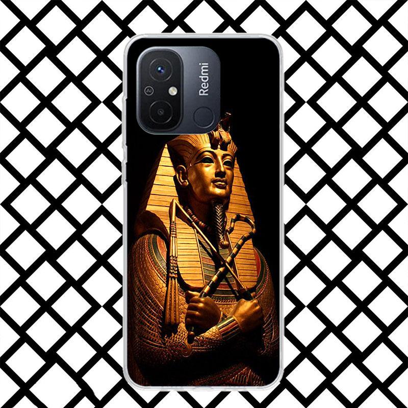 Egypt Nefertiti Anubis Pharaoh Phone Case for Xiaomi Redmi 14C 13C 13 12C 12 10C 10 10A 9C 9 9A 9T 8 8A 7 7A 6 Pro 6A K70 K40 So