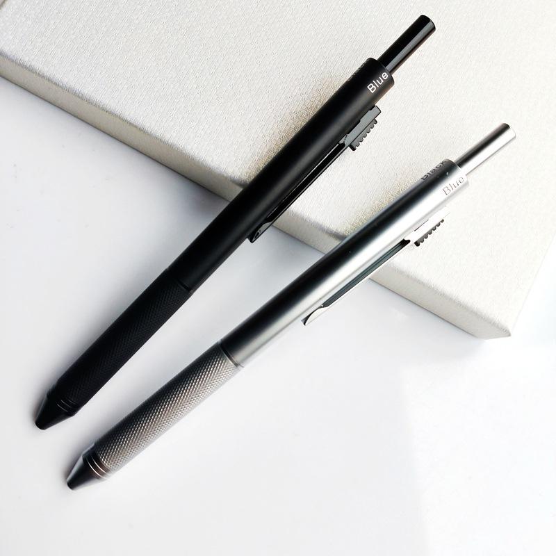 4-in-1 Mehrfarbige Metall-Kugelschreiber 3 Farben Kugelschreiber 1 Druckbleistift Für Schule Büro Schreibwaren Büromaterial Geschenke