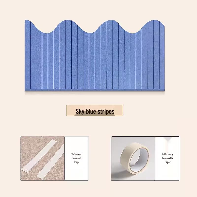 Soft Upholstered Headboard Felt Wall Sticker: Anti-collision Decorative Wall Guard for Bedroom