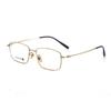 Men's Semi-Rimless Half-Titanium Eyeglass Frame - Stylish, Fashionable & Versatile