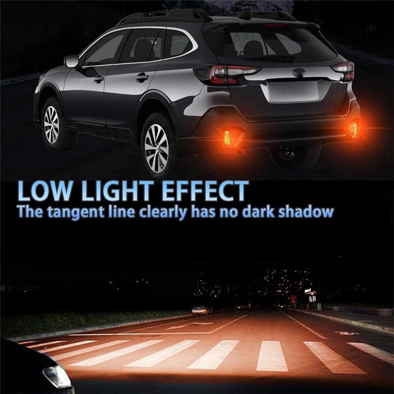 Brake Light Turn Signal Tail Light Rear Bumper Reflectors For Subaru Outback 2015- Accessories Light