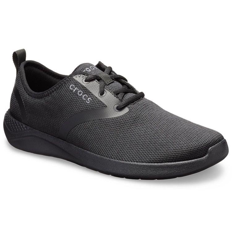 Crocs Literide Street Sports Odpružení Prodyšné Lehké Nízké Běžecké Boty Unisex tenisky Černá 205162-060