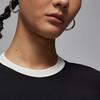 Jordan T Shirts Women's Black Crew Neck Moderate