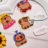 Cute Cartoon Capybara Brooch Fashion Creative Fashion Capybara Acrylic Badge Backpack Decoration Pins Clothing Accessories Gifts